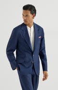 Brunello Cucinelli Chalk stripe deconstructed blazer