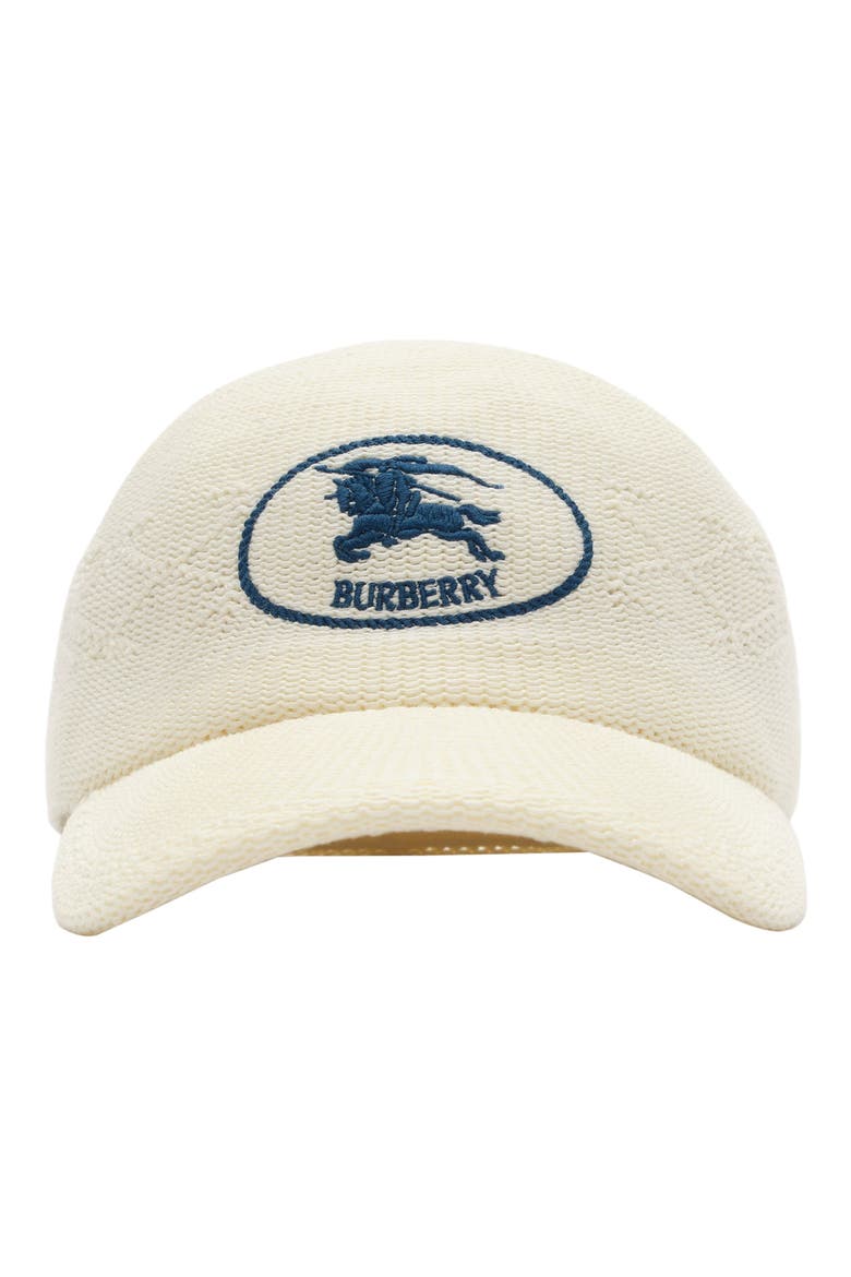 Embroidered EKD Lightweight Knit Baseball Cap, Main, color, ECRU