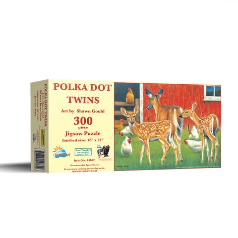 Polka Dot Twins 300 piece Jigsaw Puzzle for Adults