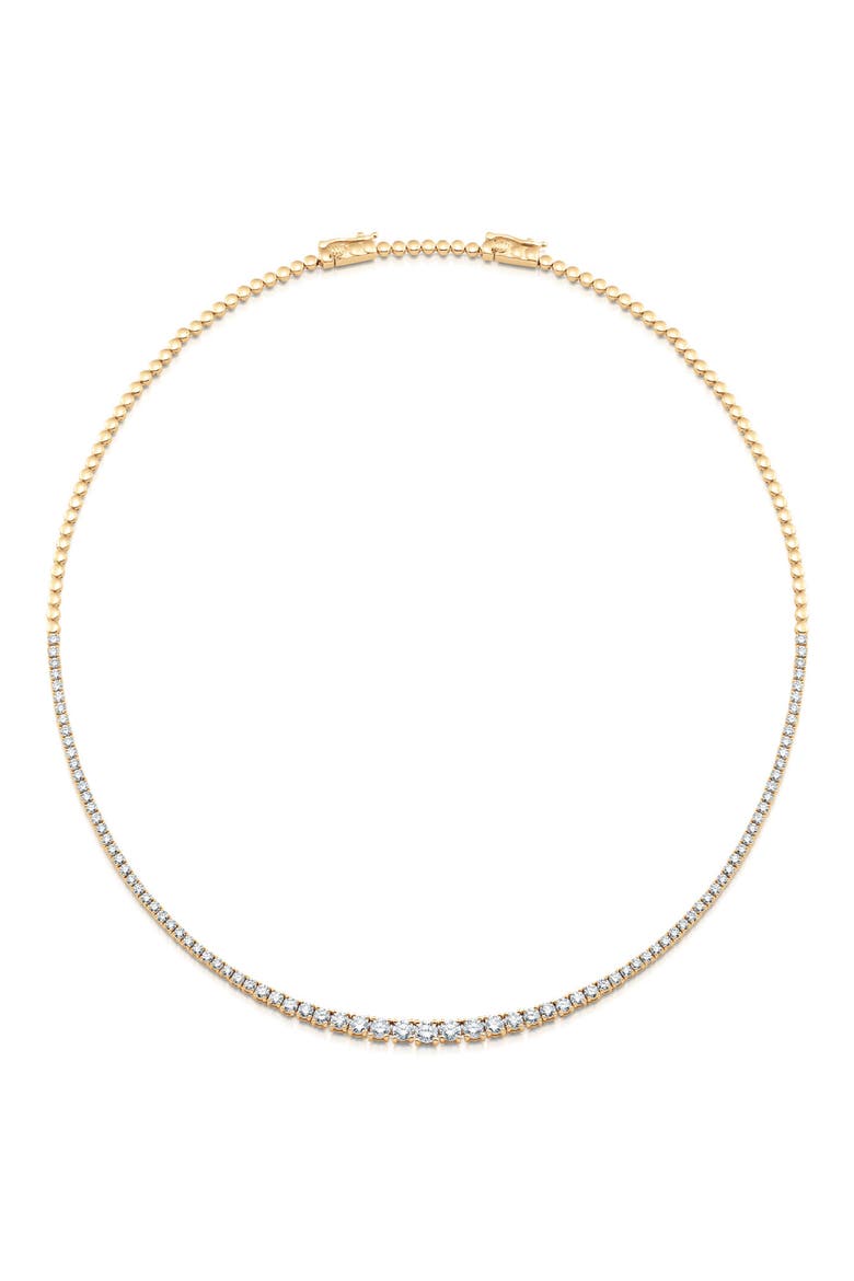 Isadora Diamond Half Eternity Choker Necklace, Main, color, YELLOW GOLD/ DIAMOND