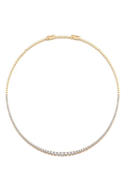 Isadora Diamond Half Eternity Choker Necklace