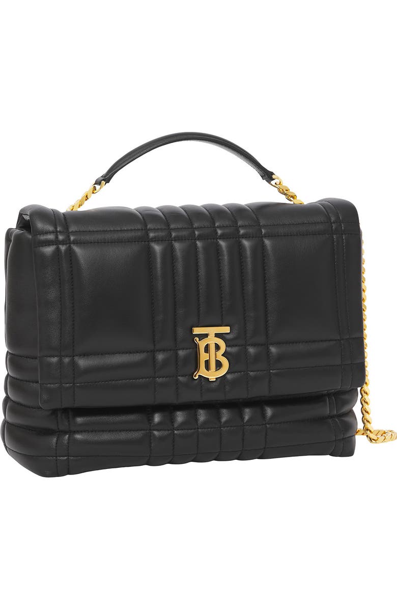 Burberry Medium Lola Quilted Leather Satchel, Alternate, color,