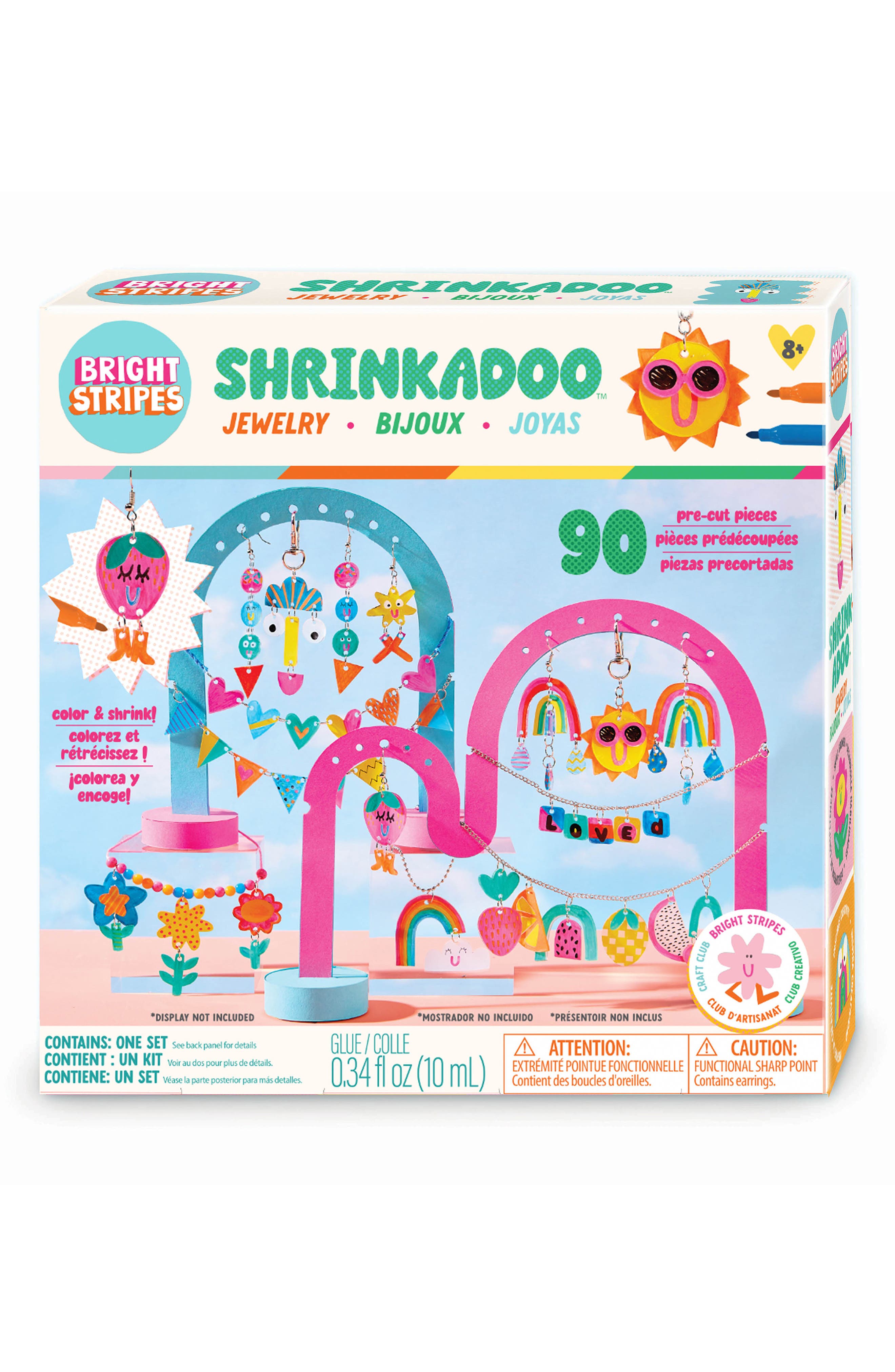 BRIGHT STRIPES Shrinkadoo Jewelry & Charms Kit in Multi 