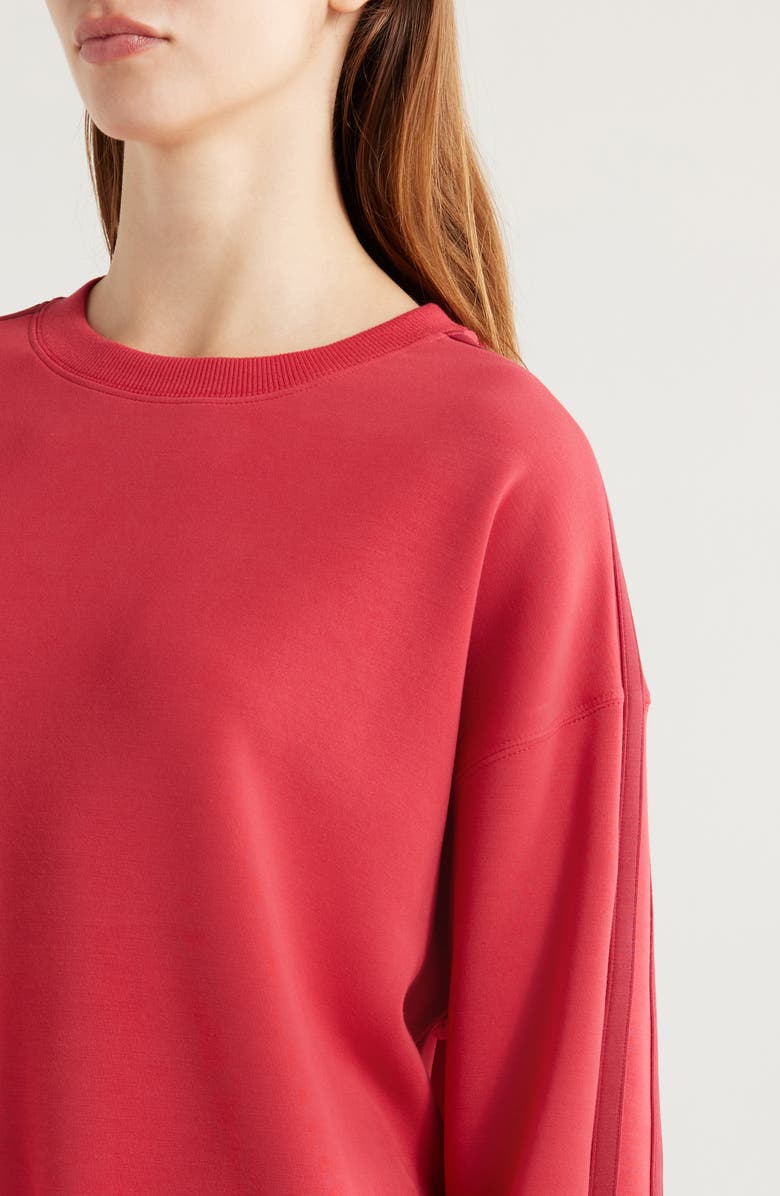 PacSun Stripe Sleeve Detail Sweatshirt, Alternate, color, 