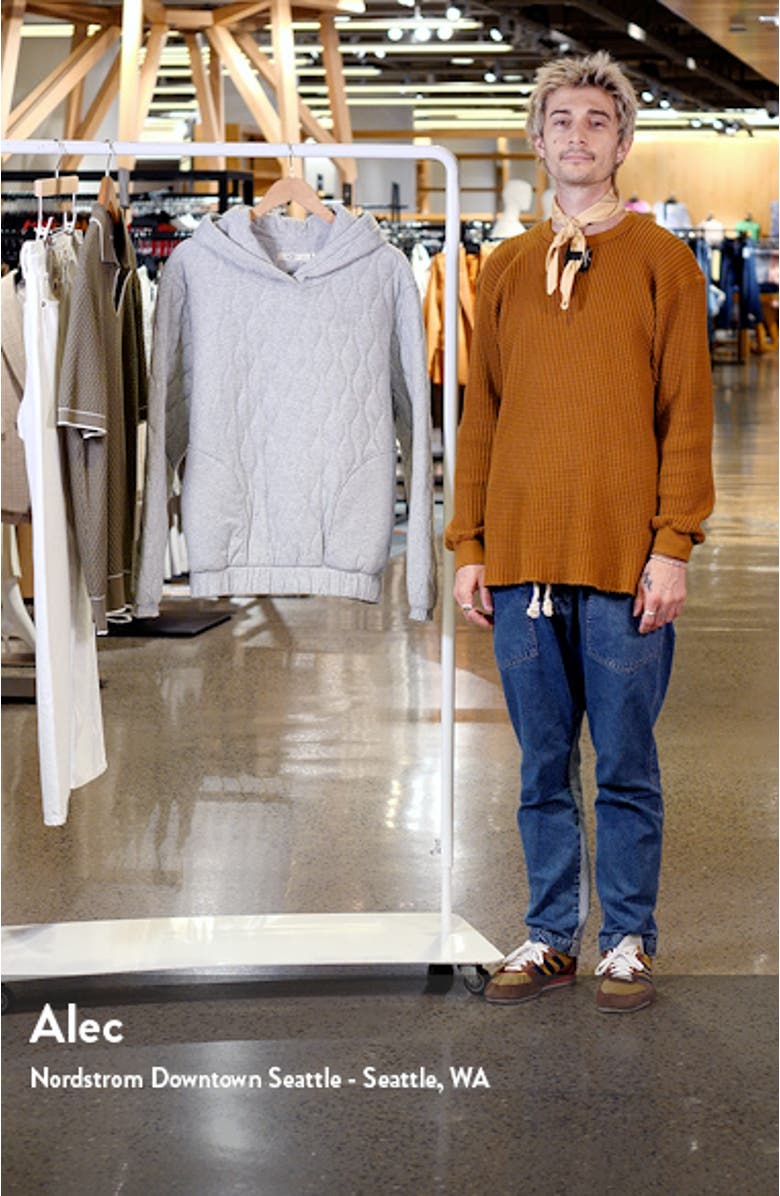 Chason Quilted Cotton Hoodie, sales video thumbnail