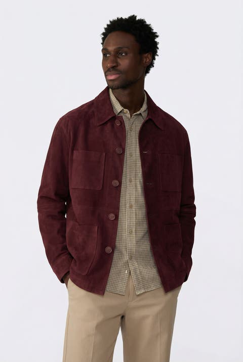 Beckett Suede Chore Jacket