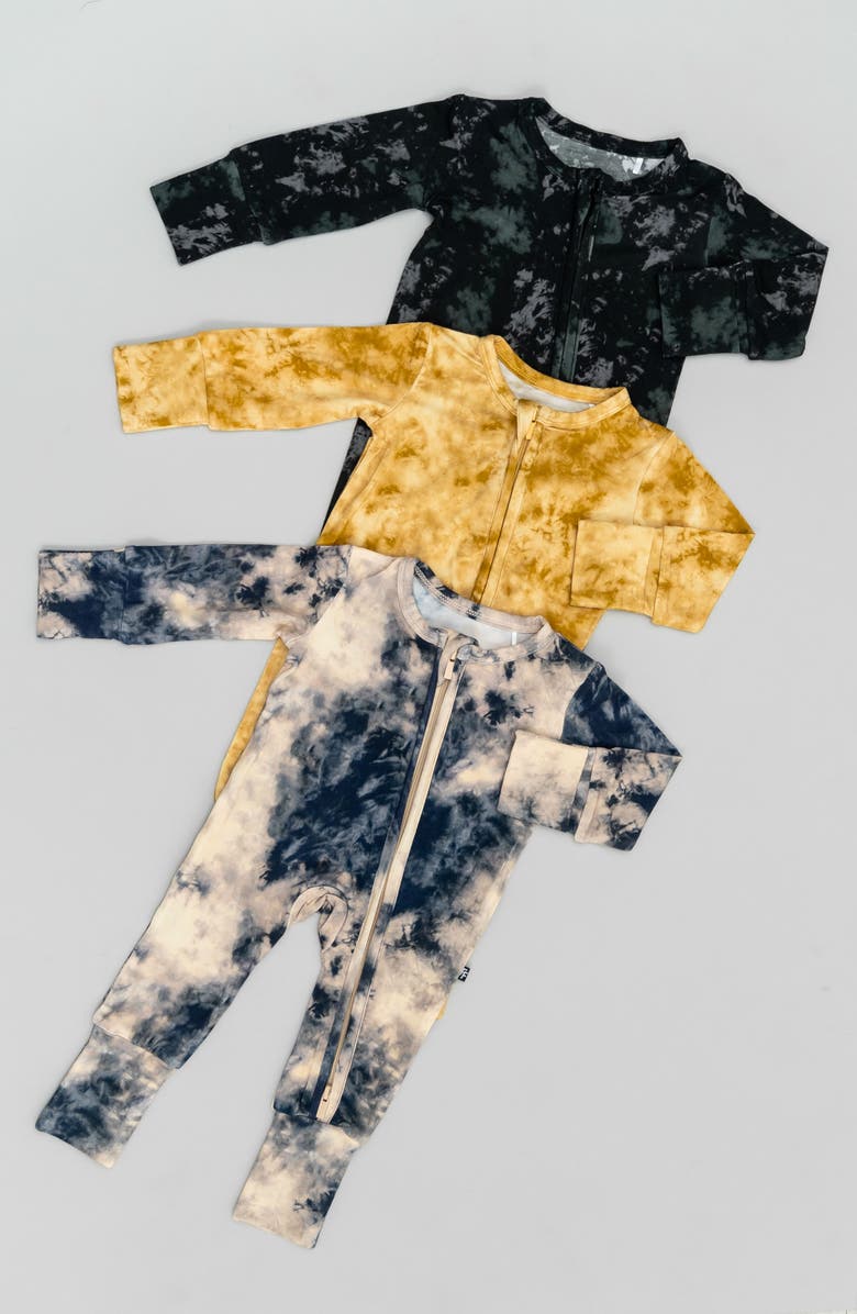 Laree + Co Tie-Dye Convertible Footie, Alternate, color,