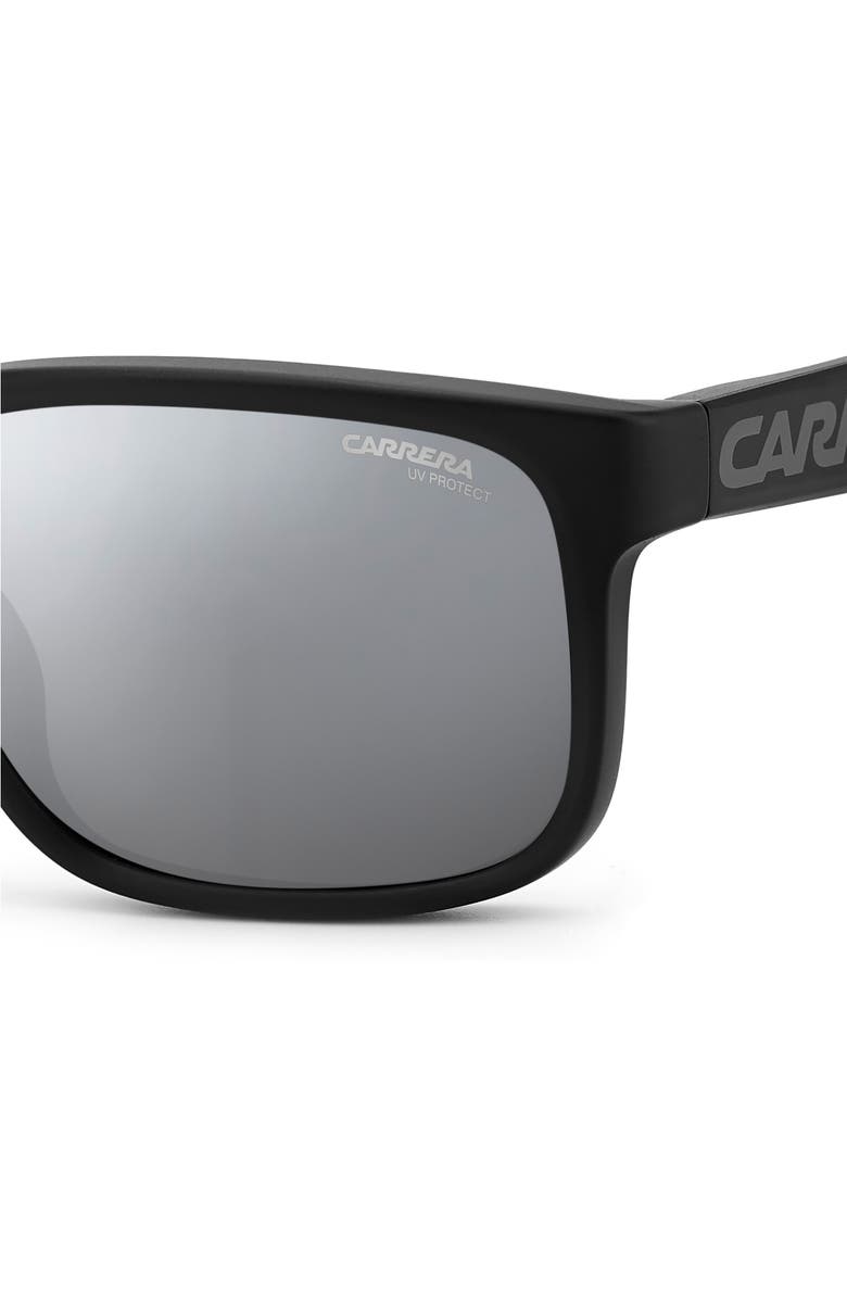 Carrera Eyewear x Ducati 57mm Mirrored Rectangular Sunglasses, Alternate, color, 