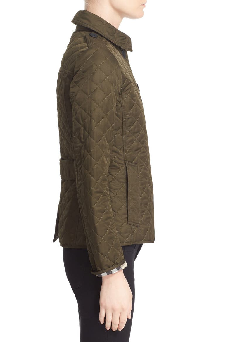 Ashurst Quilted Jacket, Alternate, color, DARK OLIVE