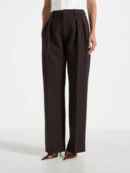 Manière De Voir Julie Tailored Twin Pleat Pants