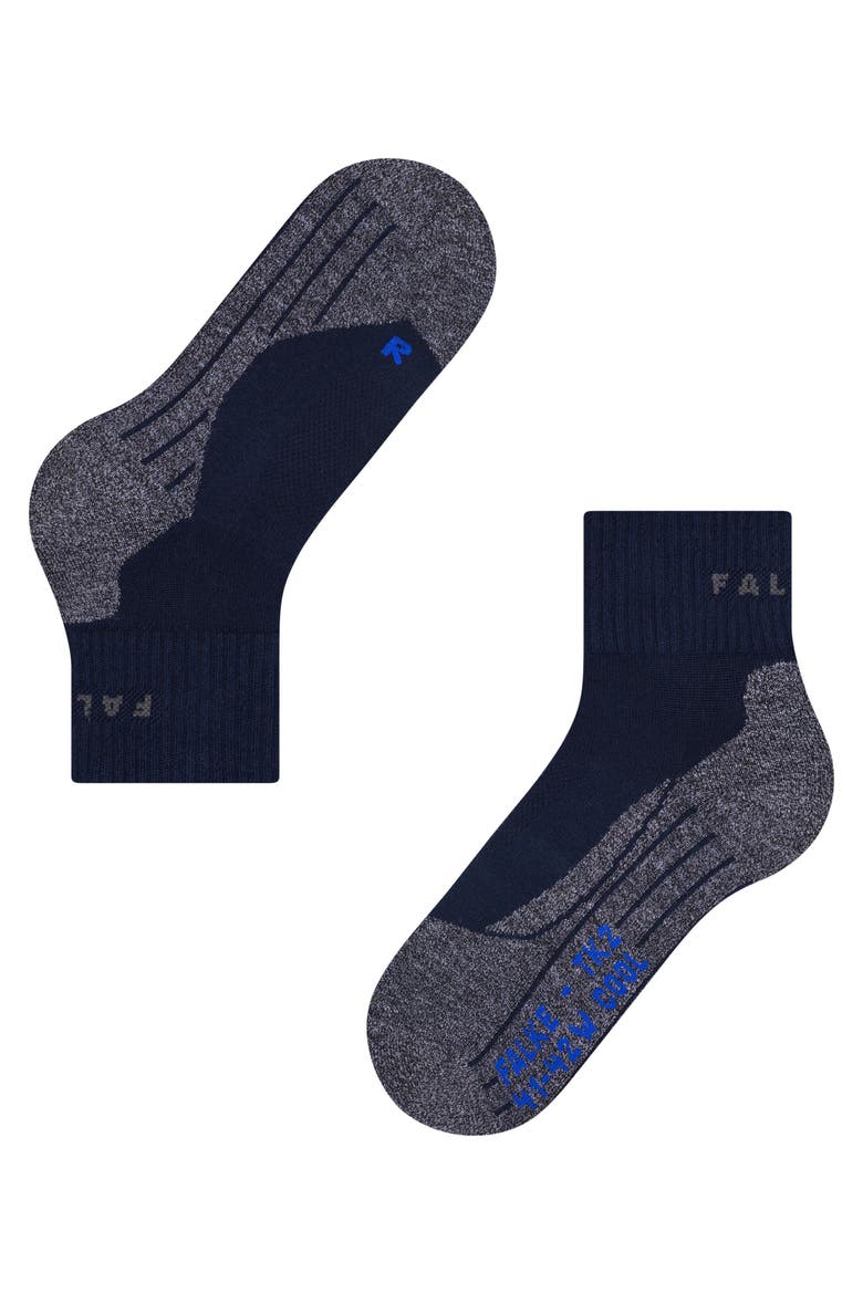 TK2 Explore Cool Short Hiking Socks, Alternate, color, Marine