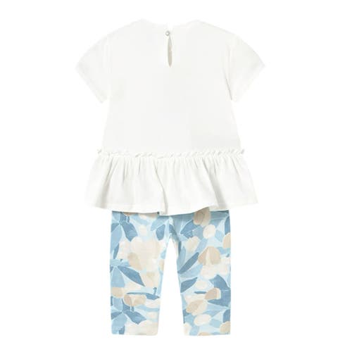 Mayoral Princess Leggings Set In White