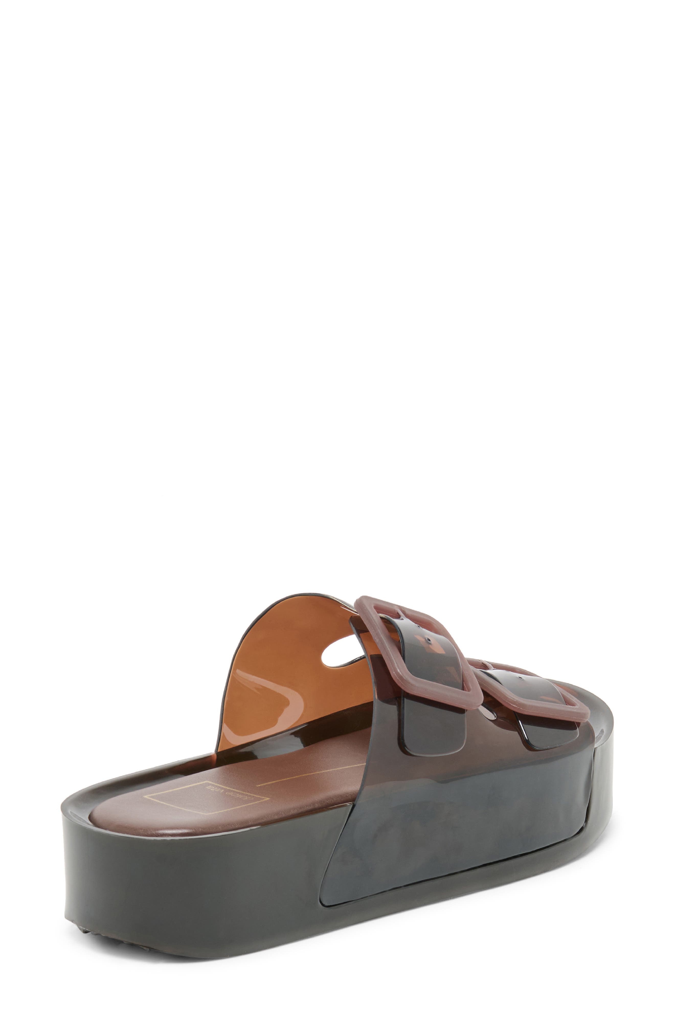 Julio X Platform Sandal, Alternate, color, CHOCOLATE VINYL