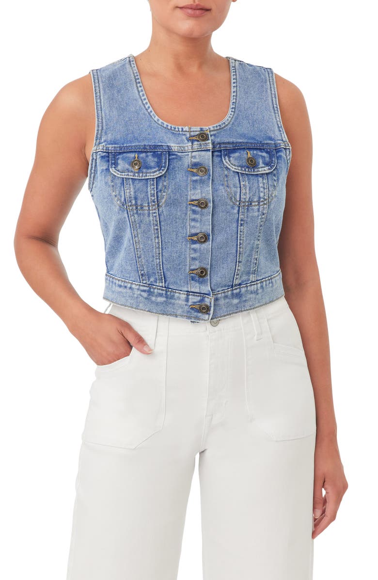 Kensie The Drapey Vest, Main, color, Paxton