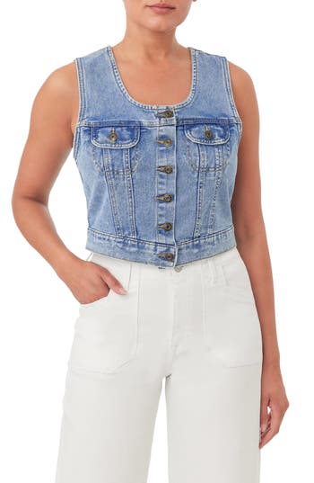 Kensie The Drapey Vest In White
