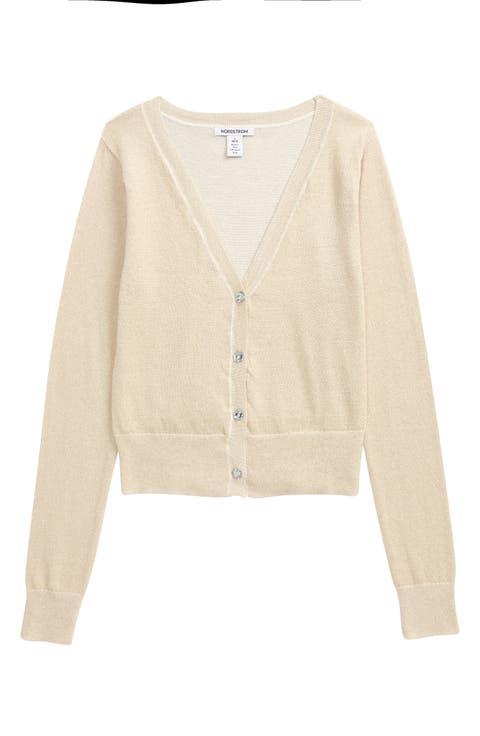 Kids' Everyday Sparkle Cardigan (Big Girl)