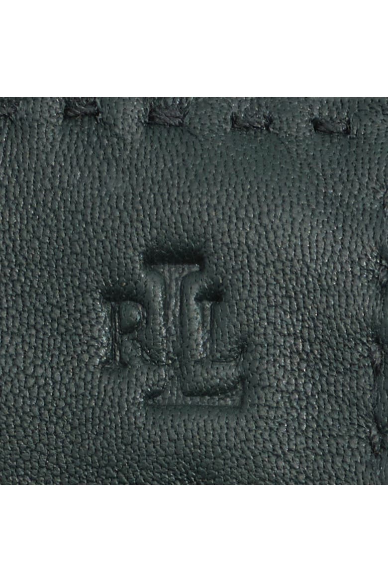 side vent leather touch glove, Alternate, color, forest green