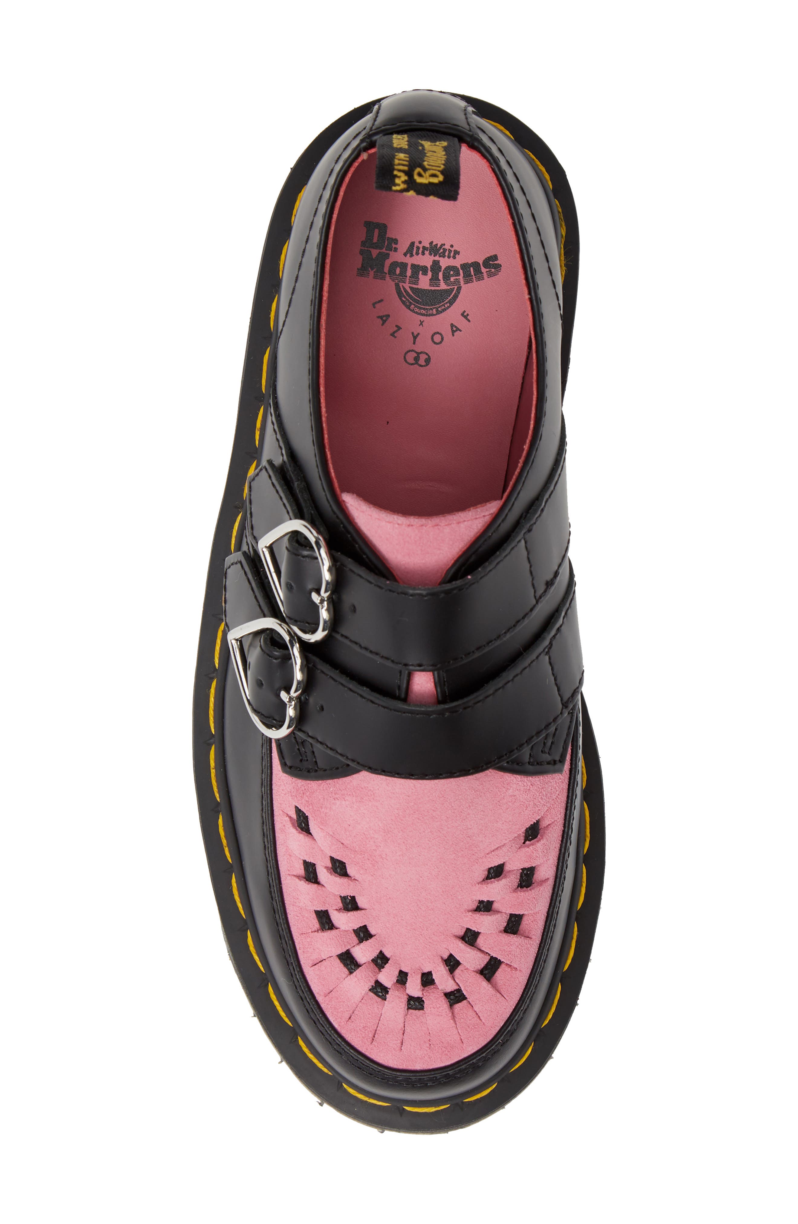 Dr. Martens x Lazy Oaf Buckle Platform Loafer, Alternate, color, 