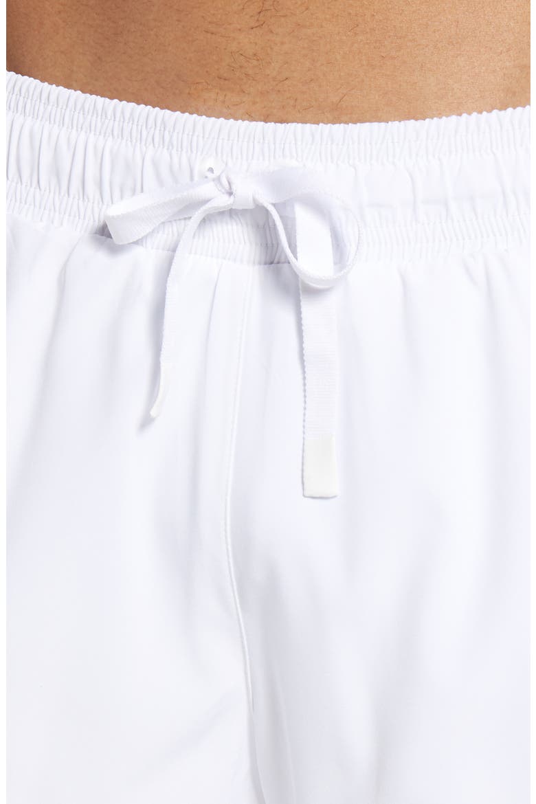 Stability 2-in-1 Athletic Tights, Alternate, color, WHITE/WHITE