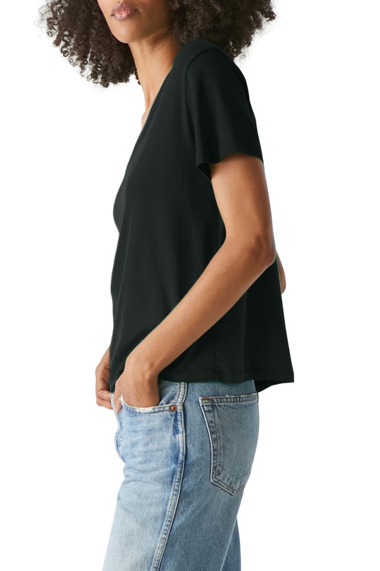 Dylan Classic V-Neck Shirt, Alternate, color, BLACK
