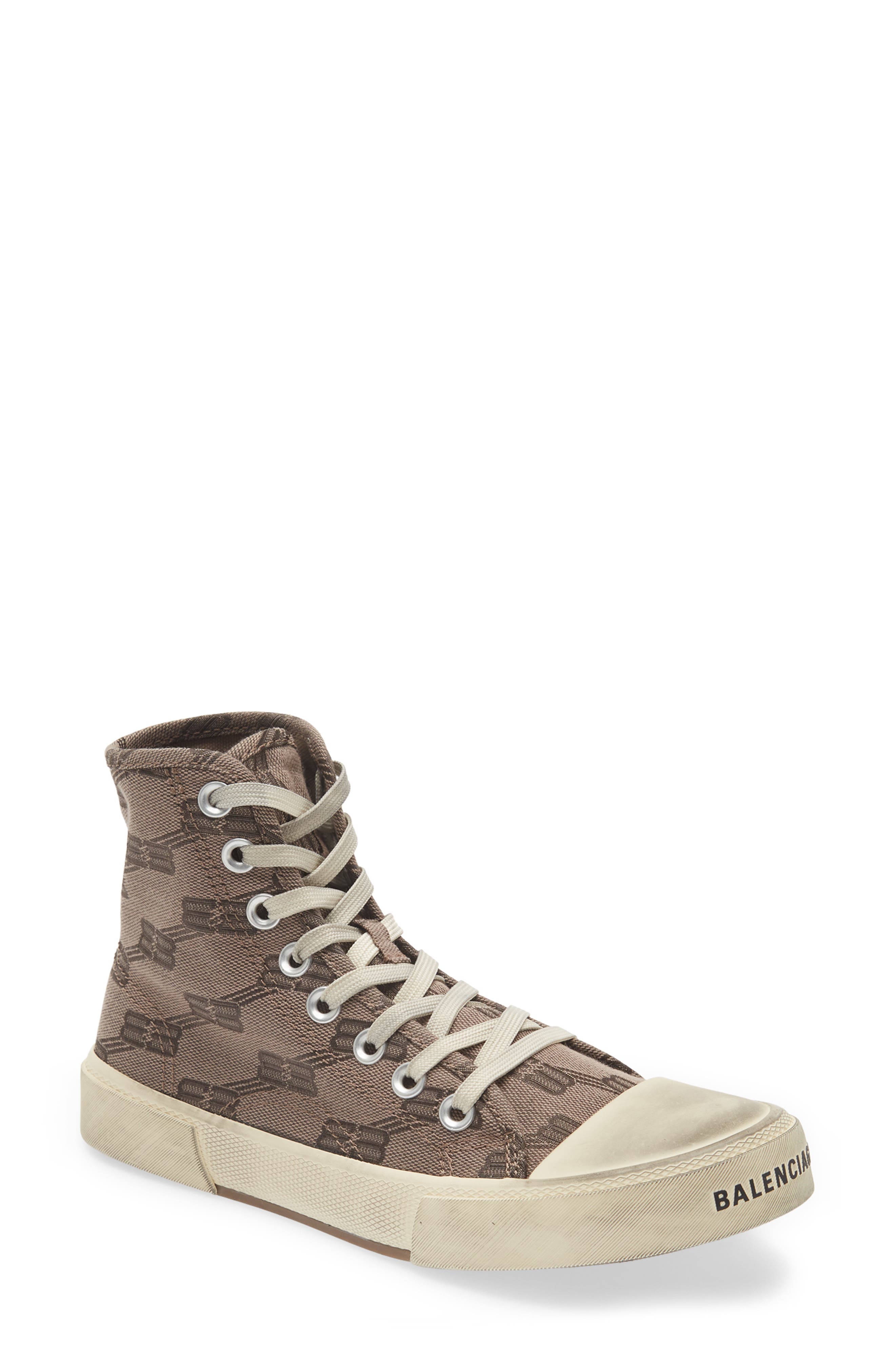 Balenciaga Paris License BB Logo High Top Sneaker, Main, color, 