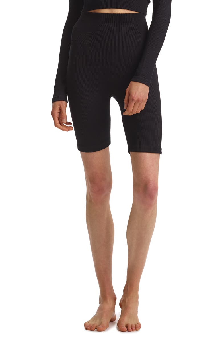 Commando Studio Rib Bike Shorts, Main, color, 