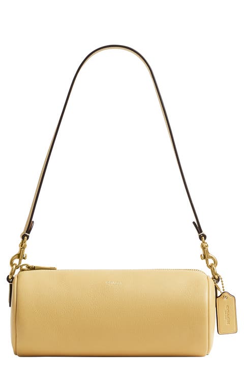 Leather Barrel Bag
