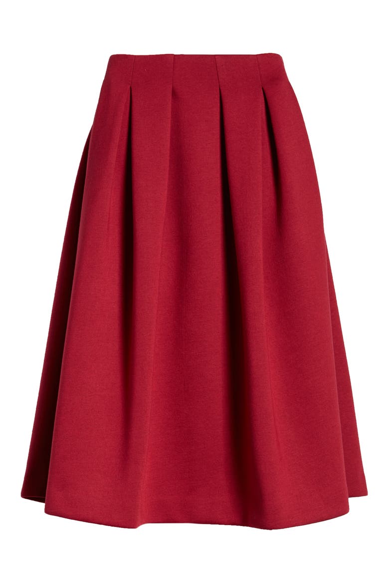 Full Neoprene Skirt, Alternate, color, RED CHINOISE