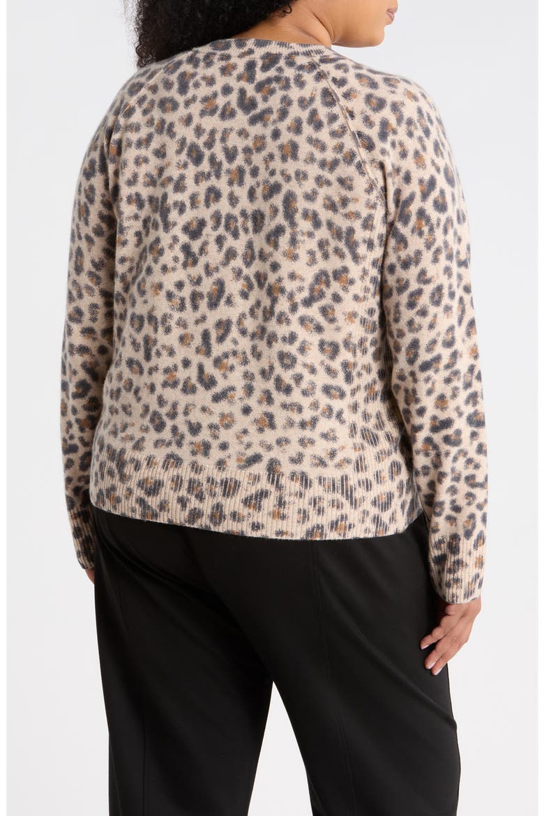 Leopard Print Raglan Sweater, Alternate, color, TAN- BLACK BEA LEOPARD