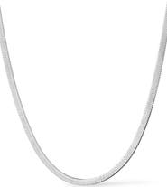 Ana Luisa Herringbone Chain Necklace