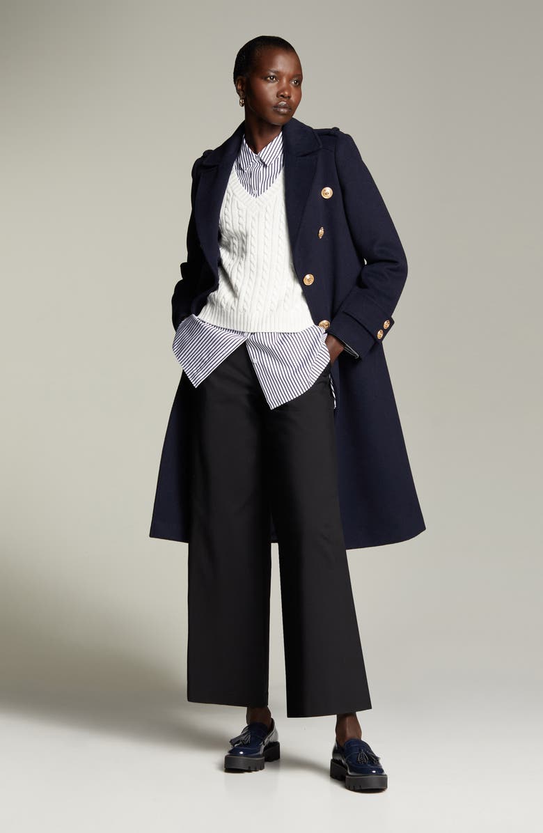 Good American Wide Leg Trousers, Alternate, color,