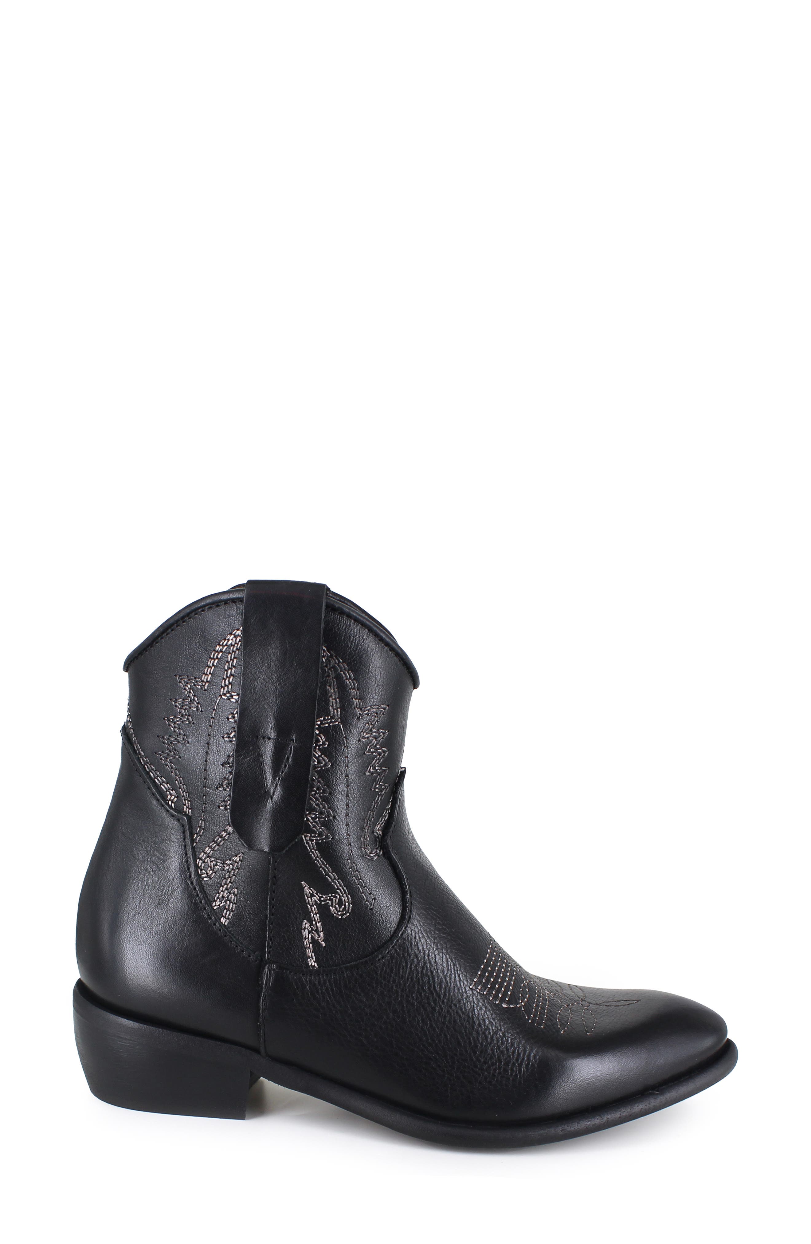 ZIGI Everith Western Boot, Alternate, color, Black Leather