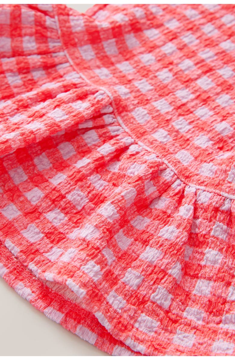 NEXT Kids' Graphic T-Shirt & Frill Check Pants, Alternate, color, Pink