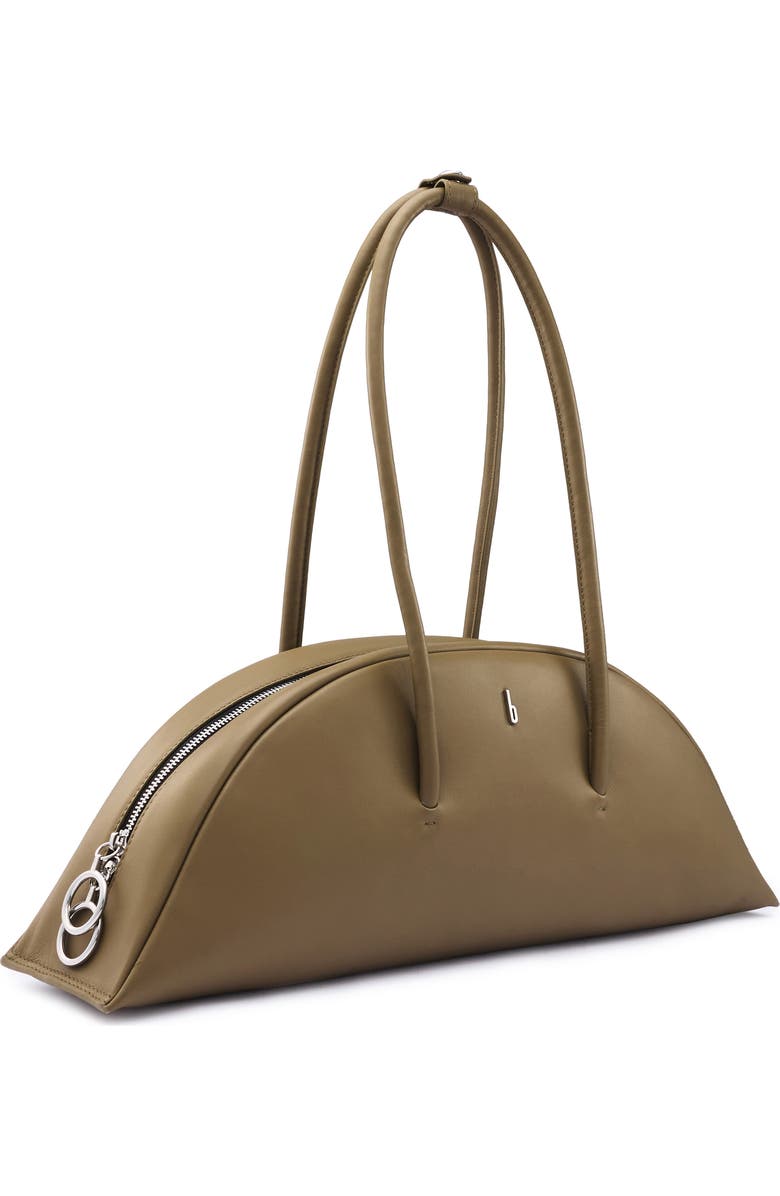 behno Laverne Leather Bowler Bag, Alternate, color, Palm