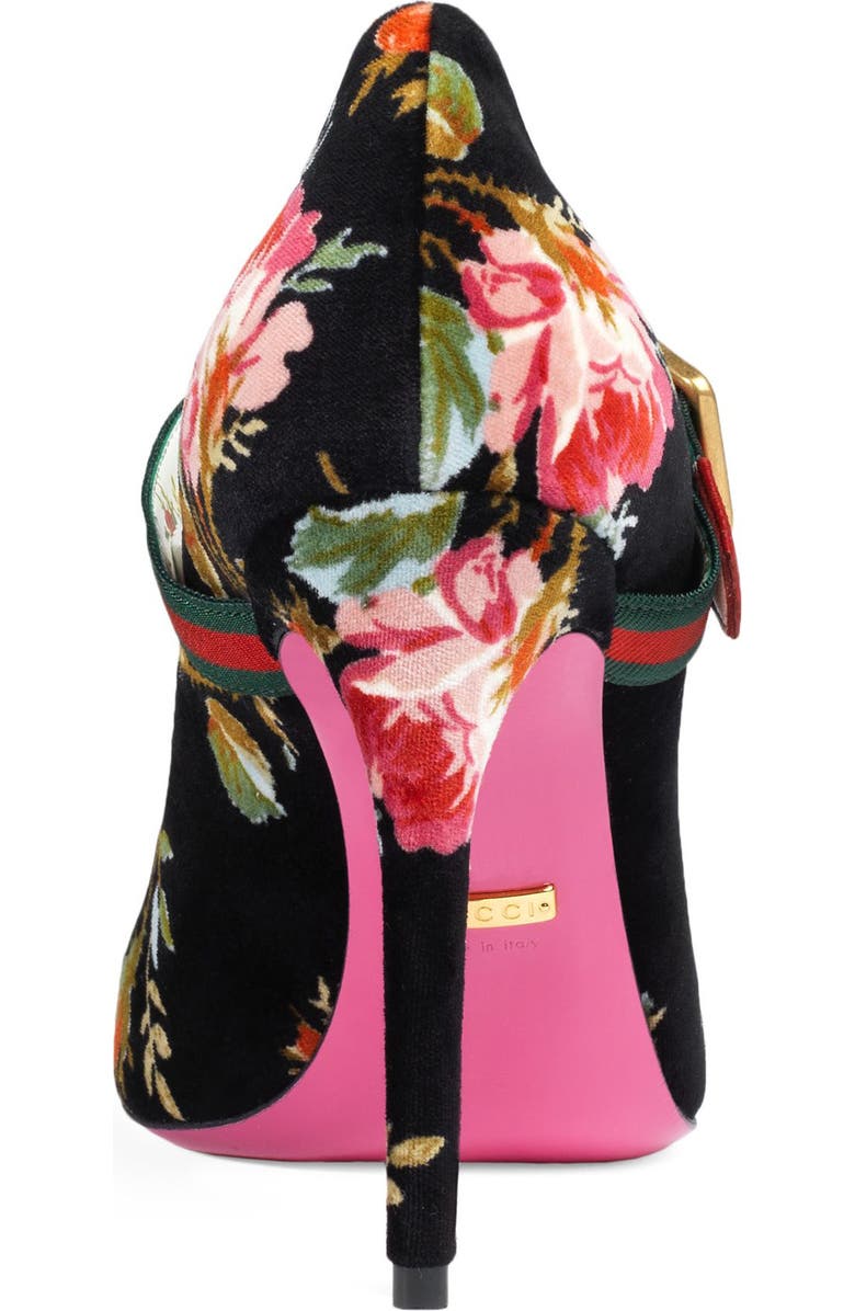 Gucci Sylvie Pointy Toe Mary Jane Pump, Alternate, color,