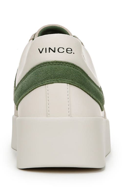 Vince Warren Court Sneaker In Palm Leaf