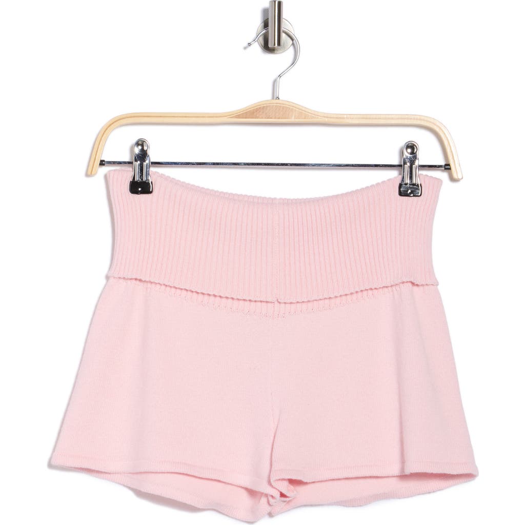 Florence By Mills Barre Sweater Shorts In Pink