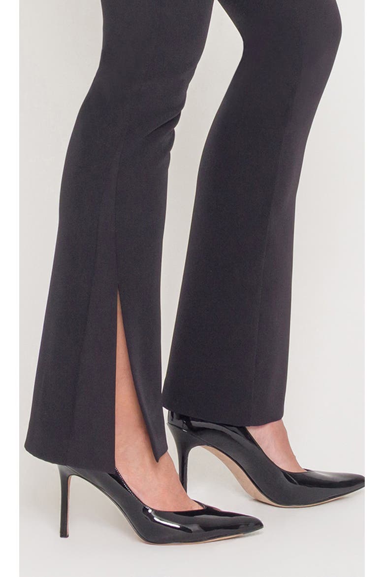 Benita Slit Pants, Alternate, color, Black