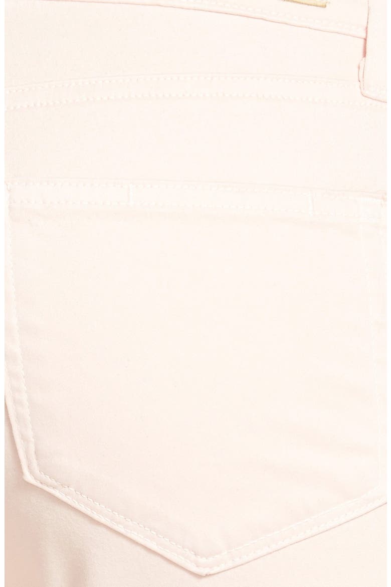 Denim 'Jane' Exposed Zipper Crop Jeans, Alternate, color, TRUE BLUSH