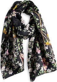 Echo Spring Unfolding Silk Oblong Scarf