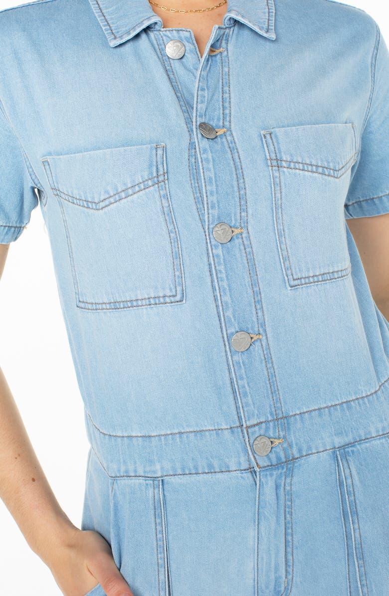 Roxy Servo Denim Jumpsuit, Alternate, color, Paradise Blue