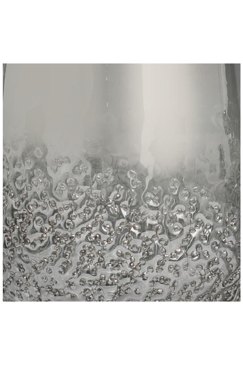 Set of 2 Modern Glass Candleholders, Alternate, color, GRAY
