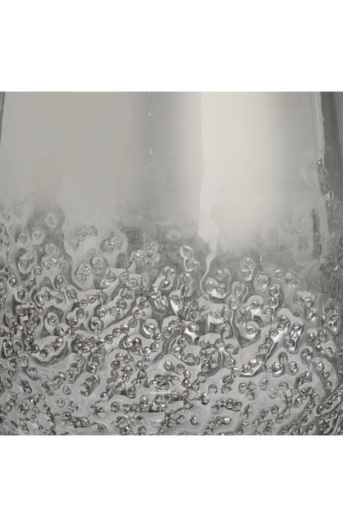 Vivian Lune Home Set Of 2 Modern Glass Candleholders In Gray