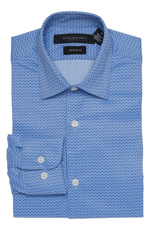 Kids' Chevron Button-Up Shirt (Big Kid)