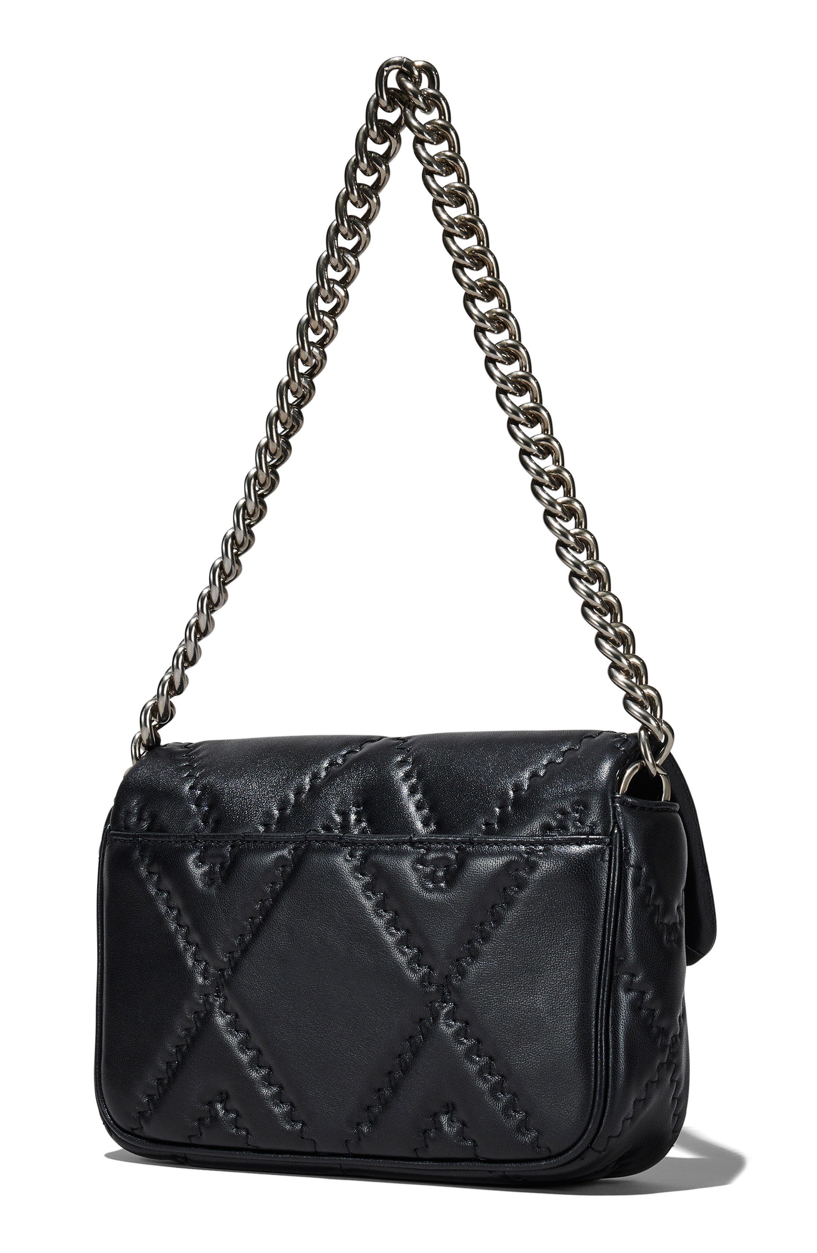 Marc Jacobs The J Marc Quilted Leather Shoulder Bag, Alternate, color, 