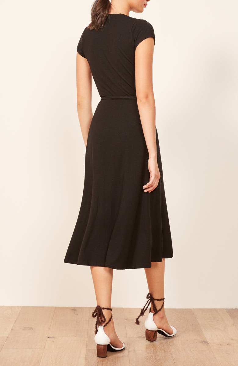 Reformation Becca Midi Dress, Alternate, color, 