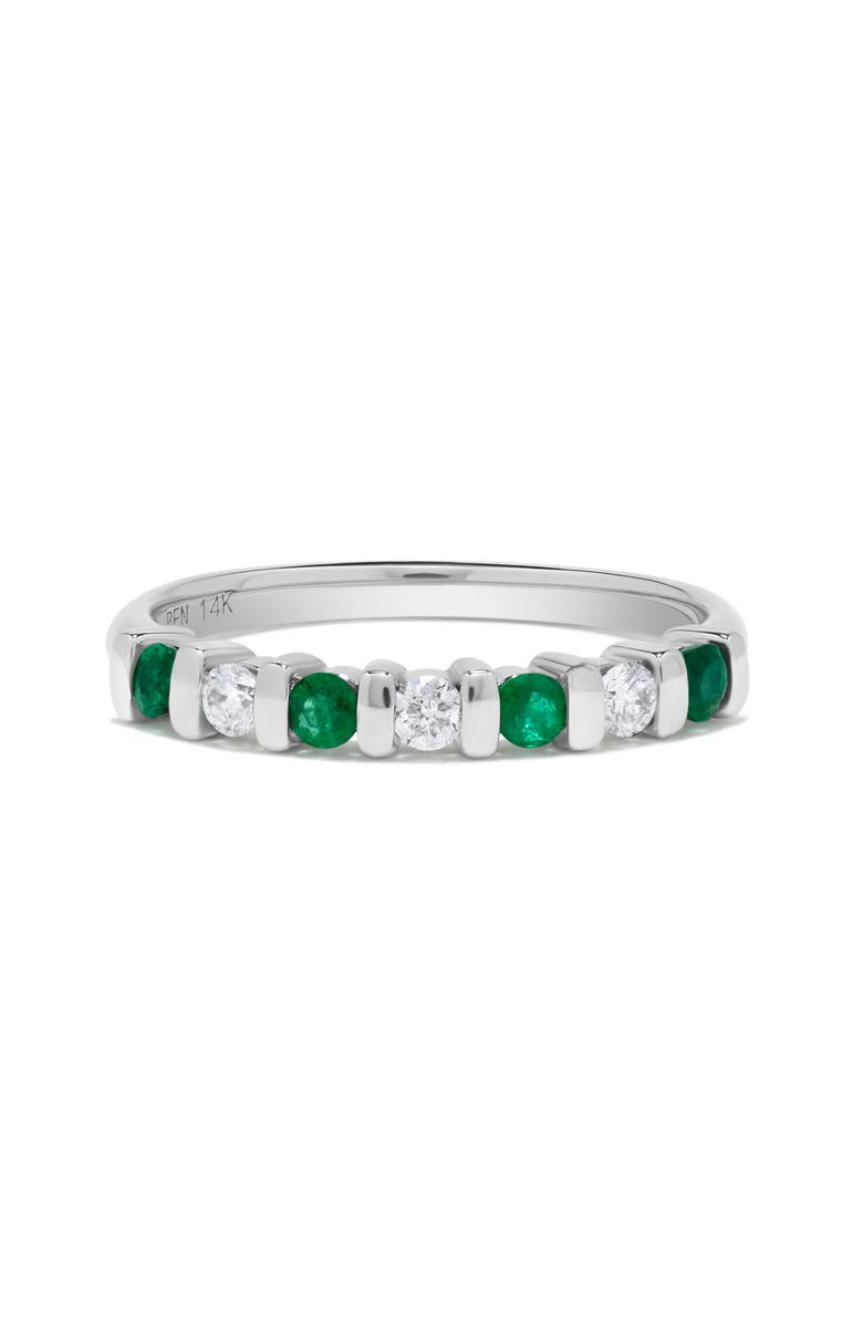 H.J. Namdar Emerald & Diamond Band Ring, Alternate, color, 