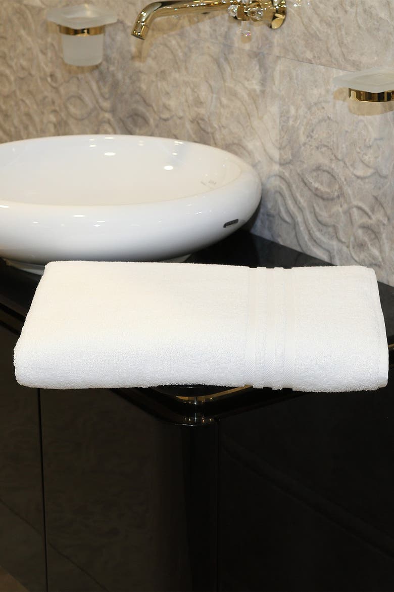 Denzi Bath Sheet - White, Alternate, color, WHITE