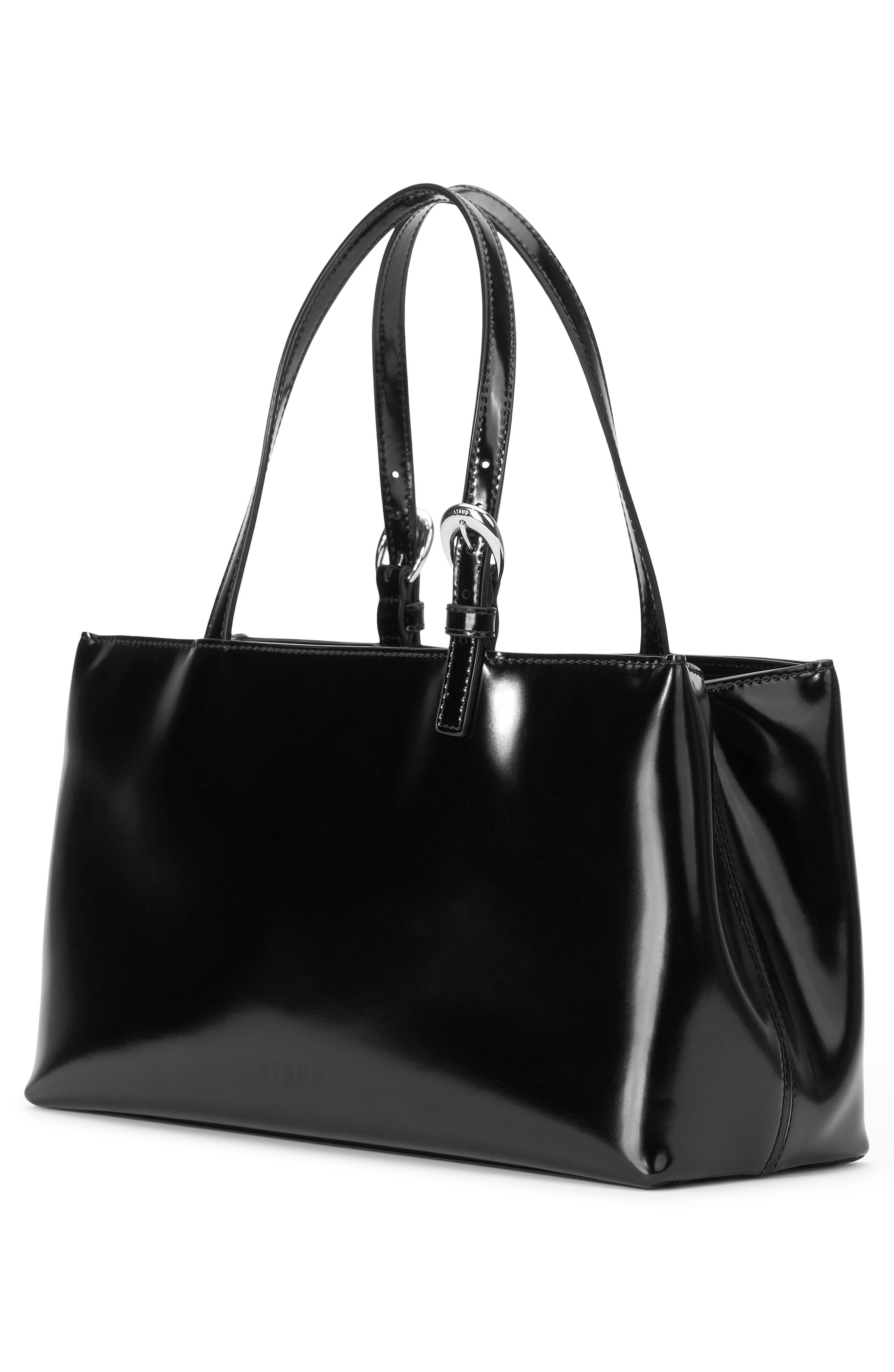 STAUD Brando Leather Shoulder Bag, Alternate, color, 