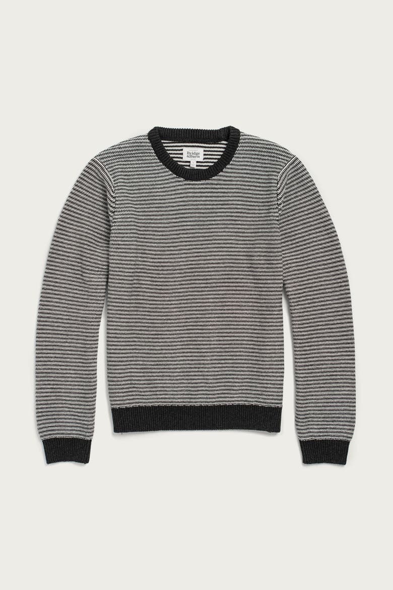Ansel Sweater, Main, color, Charcoal Stripe